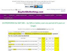 Tablet Screenshot of buyselldonothing.com